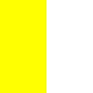 Amarillo/blanco